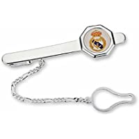 Pisacorbatas escudo Real Madrid Plata de ley octógono [6836] - Modelo: 30-069